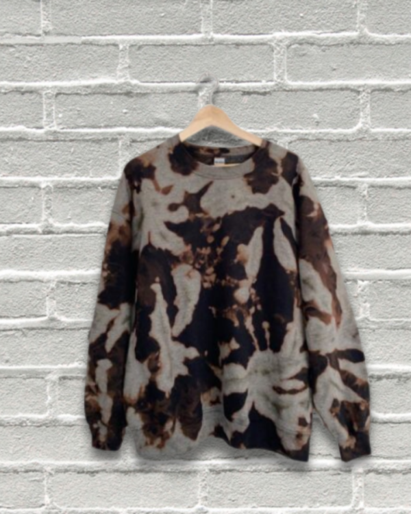 Tie-Dye Sweatshirt - Black