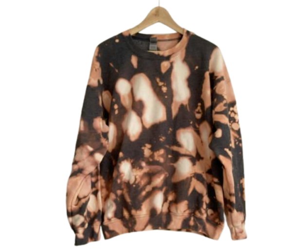 Tie-D Sweater Grey-Pink-Orange